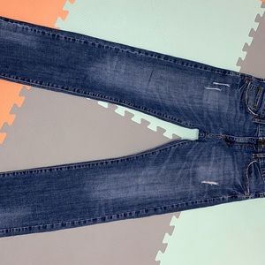 Mens slim straight cowboy jeans